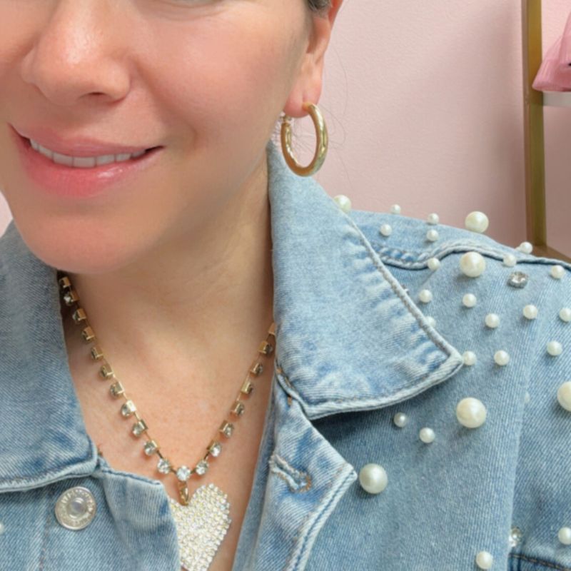 Hoop Gold Dipped Earrings