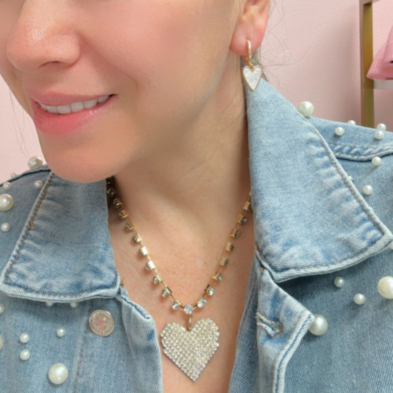 Gold Dipped HeartEarrings