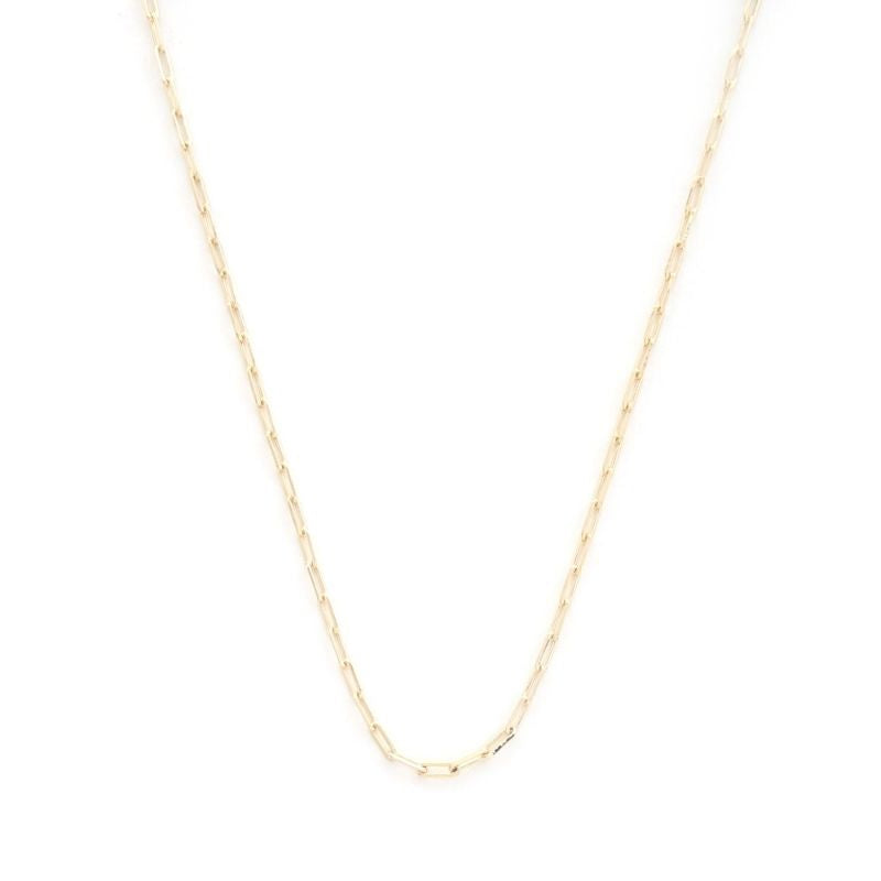 Dainty Oval link Gold Dipped Necklace