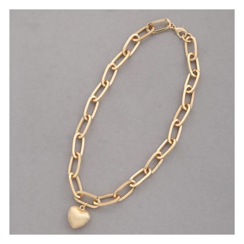 Gold Dipped Heart Necklace