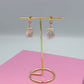 Gold Dipped Pearl Earrings