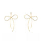 Rhinestone Bow Earrings
