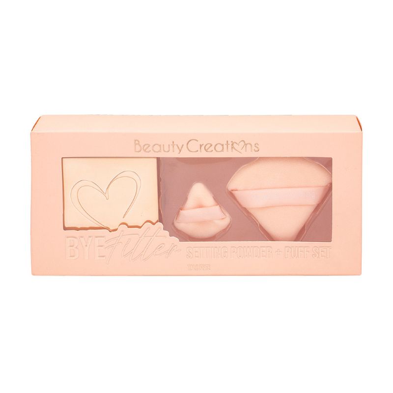Setting Powder Puff Set Pink Cloud