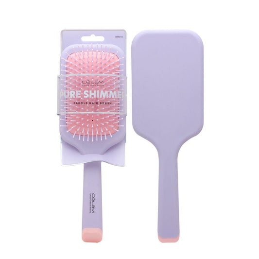 Pure Shimmer Paddle Hair Brush Lavender