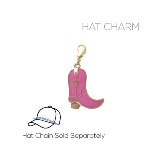 Cowboy Boot Hat Charm