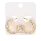 Rhinestone Hoop Earrings