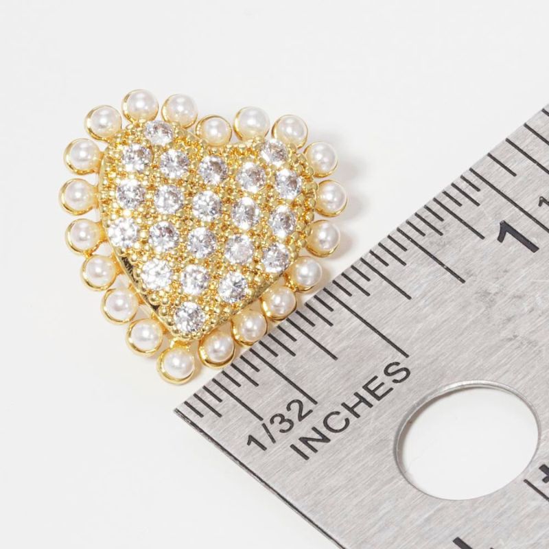 Heart Pearl Earrings