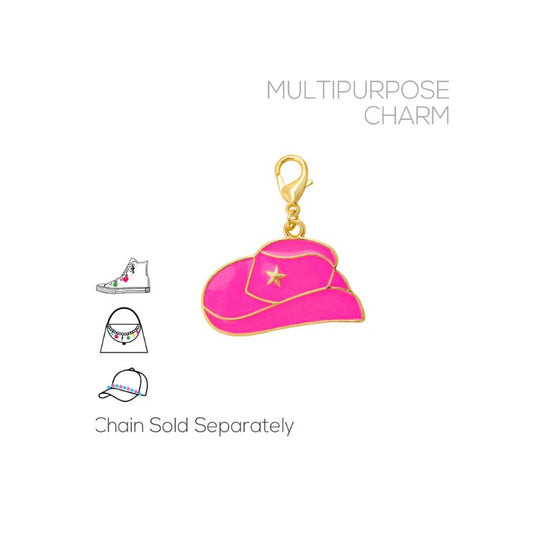 Cowboy Hat Chain Charm