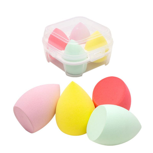 Colored 4 piece Beauty Blenders With Case