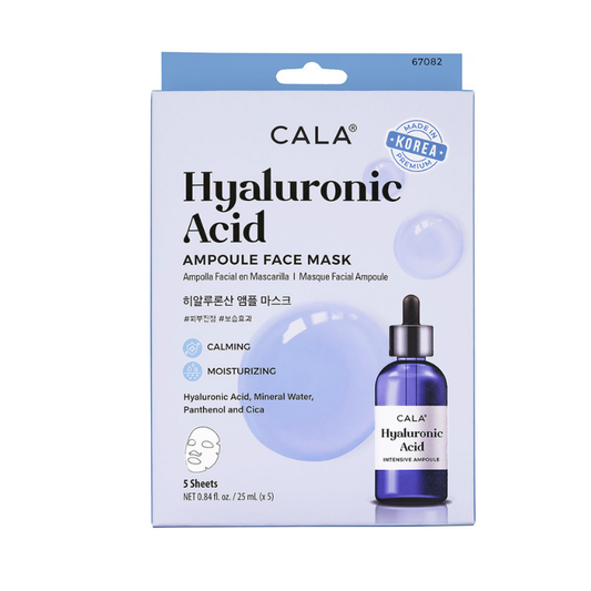 Cala 5Pc Ampoule Face Mask Hyaluronic Acid